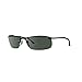 Ray-Ban 0RB3183- MATTE BLACK Frame GREEN Lenses 63mm Non-Polarized