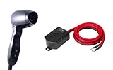 Power Hunt High Performance 1450 BTU 12 Volt Hair Dryer Kit for First Time Buyer
