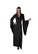 Sexy Hooded Black Robe Witch Vampiress Countess Classic Vampire Halloween Costume