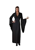 Sexy Hooded Black Robe Witch Vampiress Countess Classic Vampire Halloween Costume