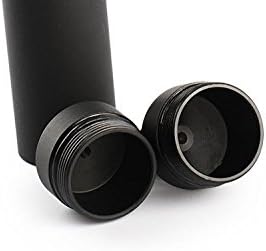 Large Capacity Medicine Capsule Pill Box Holder Waterproof Survival Tool Emergency Container Personal Medicine Pill Fob Black