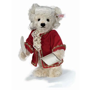 656408 - Steiff Teddybär Mozart Mohair 28 cm