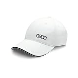 Audi Premium Twill Cap-WHITE by Mercedes-Benz