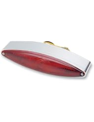 Automotive Parts and Accessories: Drag Specialties LED Taillight - Narrow Cat Eye with Red Lens 20-6588-ALED - Drag Specialties