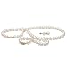 Jewelry : AAA Quality, 7.0-8.0 mm, White Freshwater Pearl Set