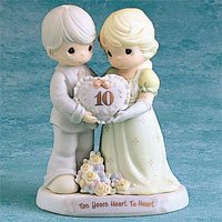 Precious Moments Ten Years Heart To Heart