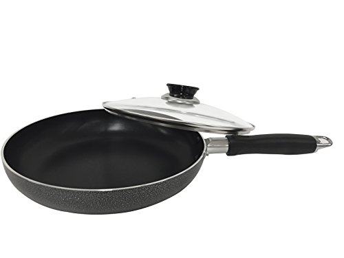 Maxware Classic Aluminum Professional PFOA Free Non-stick Coating 10-inch Skillet with Glass Cover