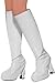 WHITE BOOT shoe COVERS tops platform 60 70s HIPPY retro