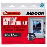 Frost King V73H Indoor Shrink Window Kit 42-Inch by 62-Inch, Clear