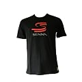 Ayrton Senna T-Shirt Doppel S Schwarz