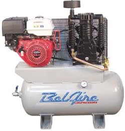 13Hp Two Stage Gas Driven Compressors, 30 Gal.