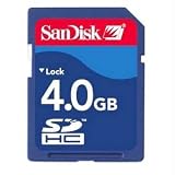 Sandisk SECURE DIGITAL CARD, 4GB W/READER Image