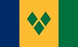 31cbm%2B tJDL. SL160  Americas Flag Company FF4X6NSTY1 4 Foot by 6 Foot Nylon Saint Vincent and the Grenadines Flag