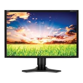 NEC Display Solutions P221W-BK 22-Inch 8ms(GTG) 300 cd m2 1000:1 Widescreen LCD Monitor (Black) by 