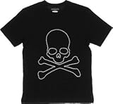 Size【S】マスターマインド ビーズクロスボーンT 黒【黒】【新品】の画像