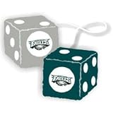 Rearview Mirror Fuzzy Dice - NFL Football - Philadelphia Eagles