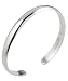 925 Sterling Silver Plain Cuff Bracelet--Clarity and Strength!