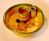 Yellow Terracotta Olive Dish
