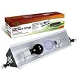 Zilla Incandescent Dual Bulb Fixture for Reptile Light & Heat (Black, 20 Inch)