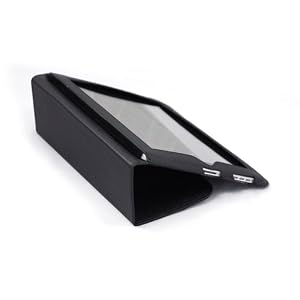 CaseCrown Canvas Horizontal Flip Stand Case (Black) for the Apple iPad Wifi / 3G Model 16GB, 32GB, 64GB