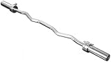 Cap Barbell Solid Curl Bar with Collars