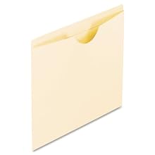 Pendaflex 22000 Pendaflex Double-Ply Tabbed File Jackets, Letter, Manila, 100/Bx