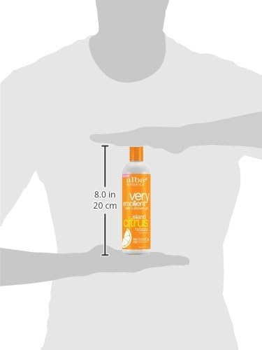 Alba Botanica Very Emollient, Island Citrus Bath & Shower Gel, 12 Ounce
