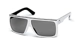 DRAGON FAME WHITE BLACK PLASTIC GRAY GRADIENT LENS SUNGLASSES SHADES by VON ZIPPER