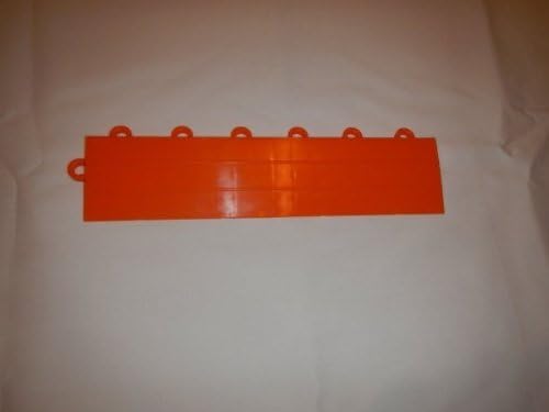 Raceway Tile 20005 Raceway Flooring Ramp Edge Male - Orange, 10 pack