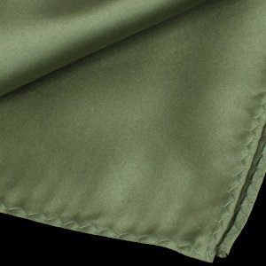 Swagger & Swoon Plain Olive Green Handkerchief