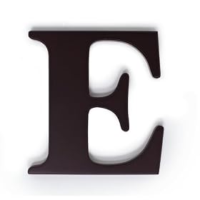 Kids Line Espresso Wooden Letter, EKids Line Espresso Wooden Letter