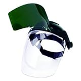 DP4 Face Shield w/ Clear Anti-Fog Window w/ Shade 5 Flip-Up Window