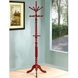 Coat Rack - Walnut Coat Tree coat tree; coat rack tree; coat and hat rack