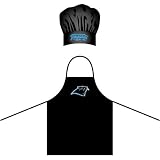 Carolina Panthers NFL Barbeque Apron and Chef's Hat