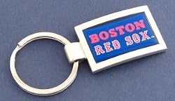 Boston Red Sox Curved Keychain