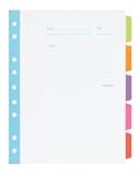 Office Products : Russell+Hazel Mini 5-Tab Dividers (30201)