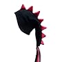 Dinohaven Fleece Winter Hat 'Black and Pink Dragon' Adult