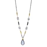 Lulu Designs Sky Antiqued Sterling And Moss Aqua Ma