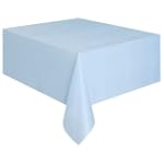 Plastic Tablecover 54"X108"-Baby Blue