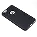 Bear Motion for iPhone 6 4.7 Case - Full Body Case Cover for iPhone 6 4.7 Inch Case Cover with Built in Screen Protector (Black)