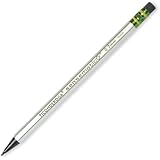 Ticonderoga SenseMatic Plus Refillable Self-Feeding Automatic Pencil, 0.7 Millimeter, Number 2 Lead, Includes Refill Eraser and Leads, Silver Barrel (99991)