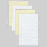 Glue Top Writing Pads, Narrow Ruled, 50 Sheets, Letter, 8-1/2"x11", White EXP41318