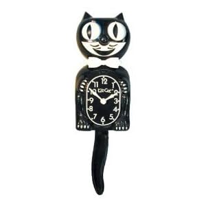 Kit Cat Clock - Classic Black w Batteries