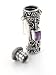  : TALL STERLING SILVER AMETHYST POISON BOTTLE PILL BOX LOCKET PENDANT