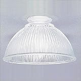 Westinghouse Lighting 81355 Clear Prismatic Ceiling Fan Light Shade
