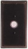 Emtek Brass Rectangular Door Bell Cover