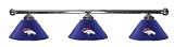 Denver Broncos Pool Table Light - Chrome bar