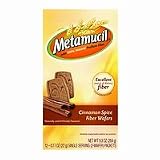 Metamucil Natural Psyllium Fiber Wafers, Cinnamon Spice 12 ea Metamucil Natural Psyllium Fiber Wafers, Cinnamon Spice 12 ea