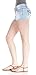 Angels Jeans Triple Button Denim Short Shorts in Leah