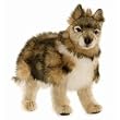 WOLF CUB STANDING PLUSH TOY 17.5" LONG